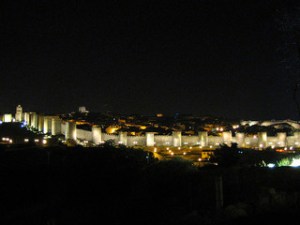 Avila by night